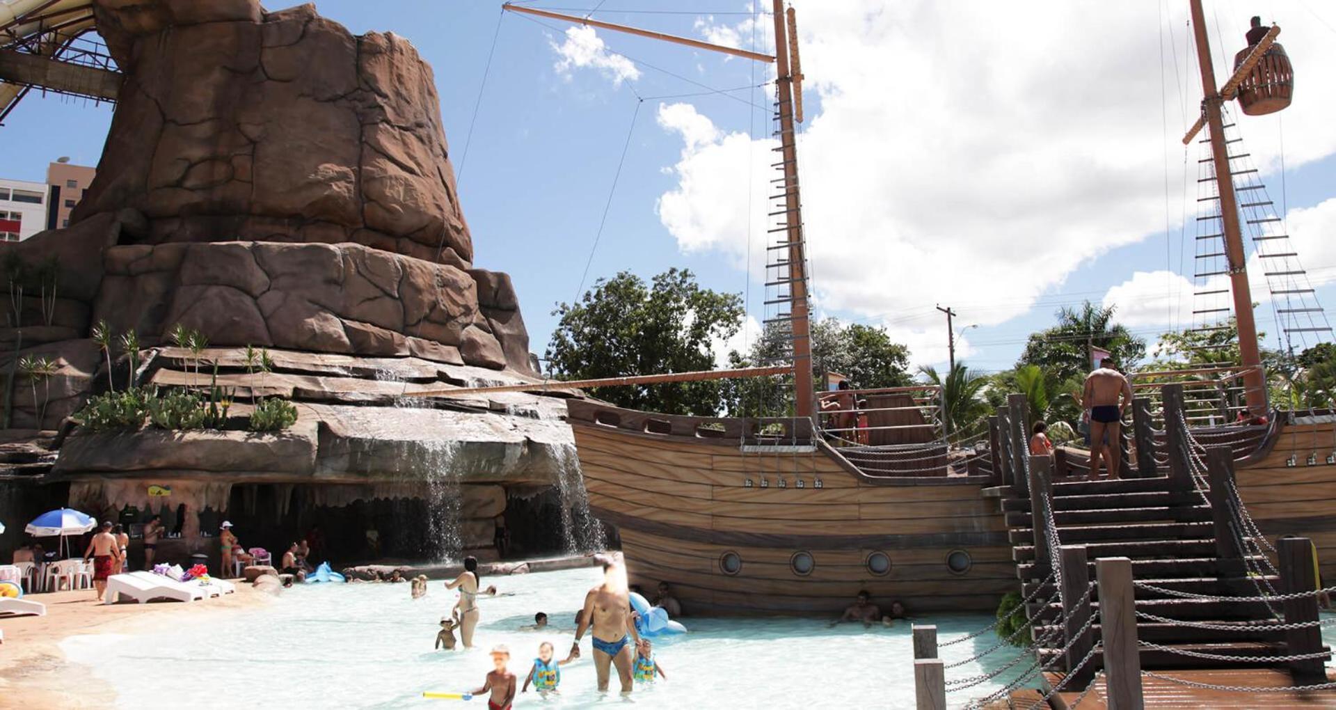 Spazzio Diroma - Com Acesso Acqua Park Калдас Новас Екстериор снимка